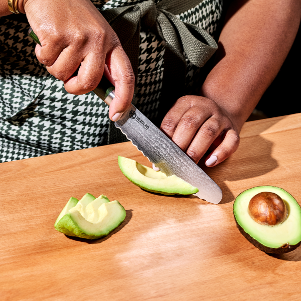 PDP-Starter_Knife_Set-9.png Damascus Steel Starter Knife Set. 2-pc (Green)