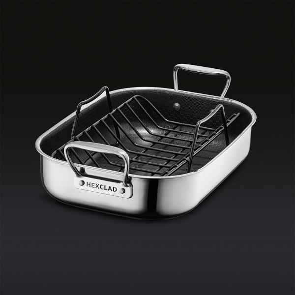 RoastingPan-1.png Small Hybrid Roasting Pan with Rack