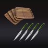 Steak_Knife_Bistecca_Plate_Set_8-pc_Green.jpg Steak Knife & Bistecca Plate Set. 8-pc (Espresso)