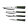 Studio-Knife-Set_-5-pc_Overhead-of-knives_Green-1.png Damascus Steel Studio Knife Set. 5-pc (Green)